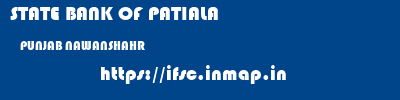 STATE BANK OF PATIALA  PUNJAB NAWANSHAHR    ifsc code
